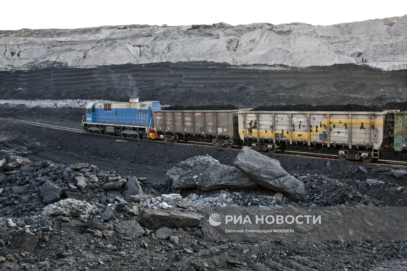 Харанорский угольный разрез в Забайкалье