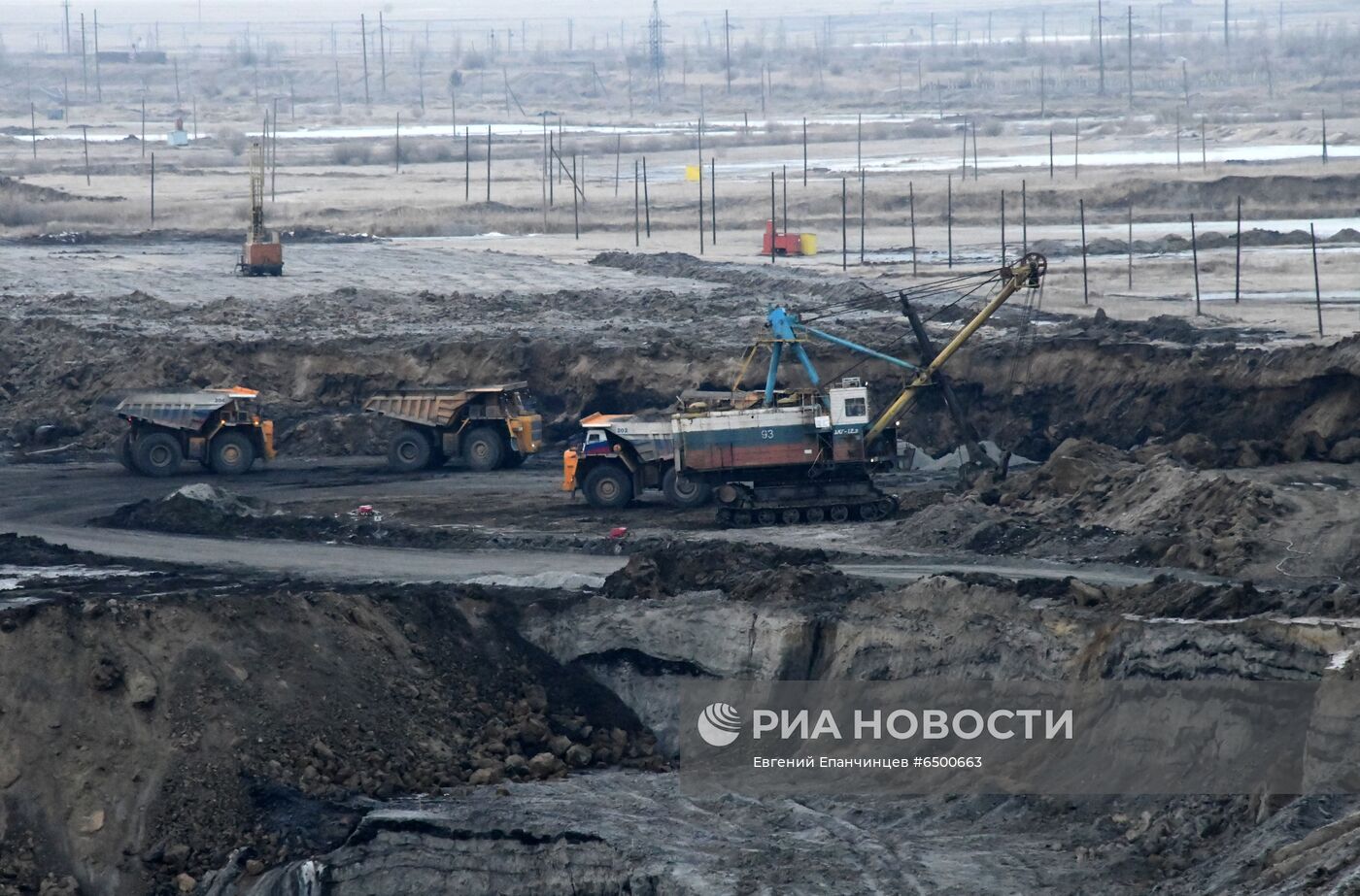 Харанорский угольный разрез в Забайкалье