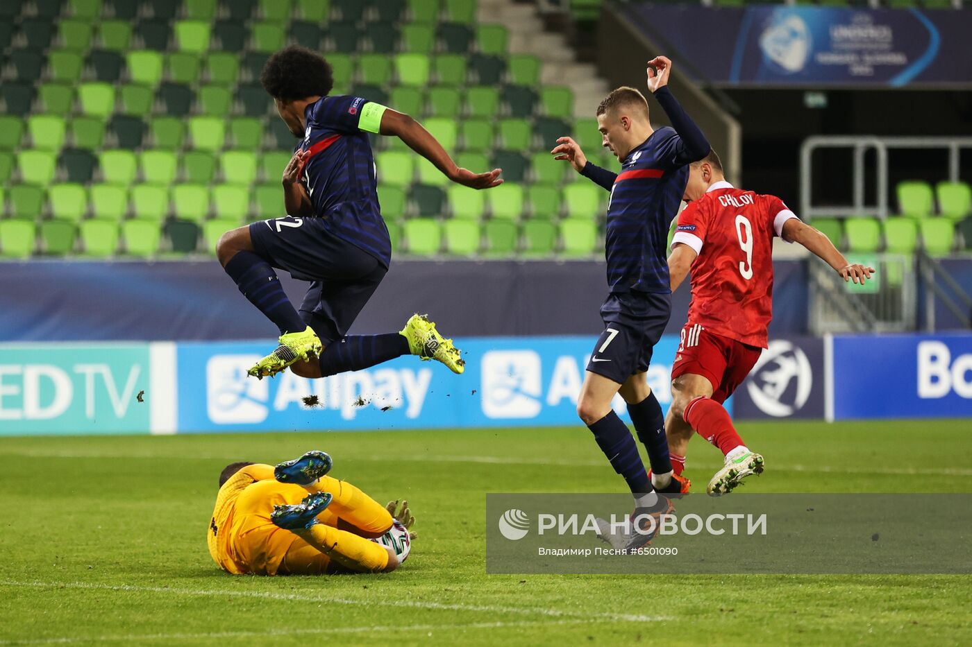 Футбол. Молодежный ЧЕ-2021. Матч Россия – Франция