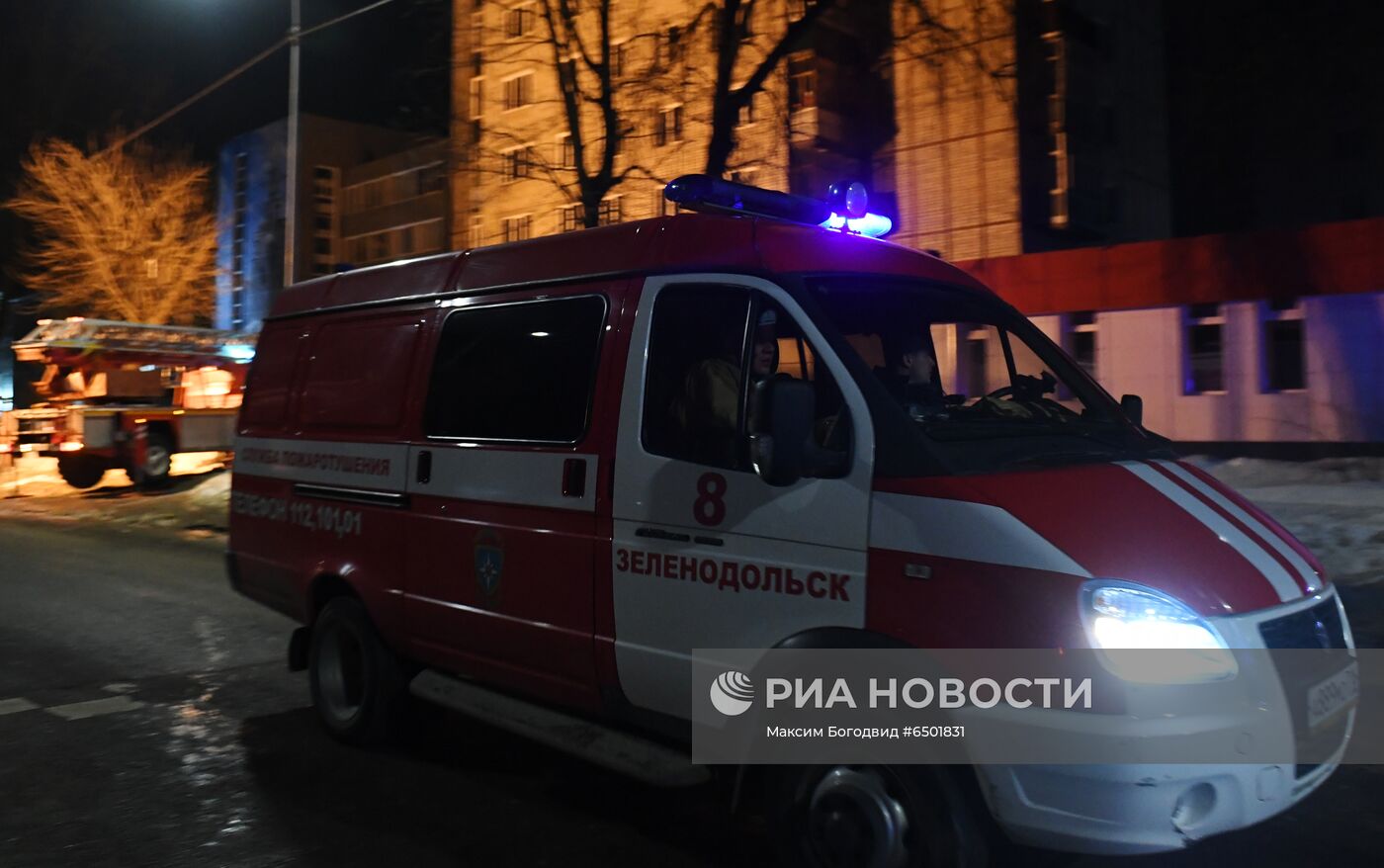 Взрыв газа произошел в девятиэтажном доме в Зеленодольске