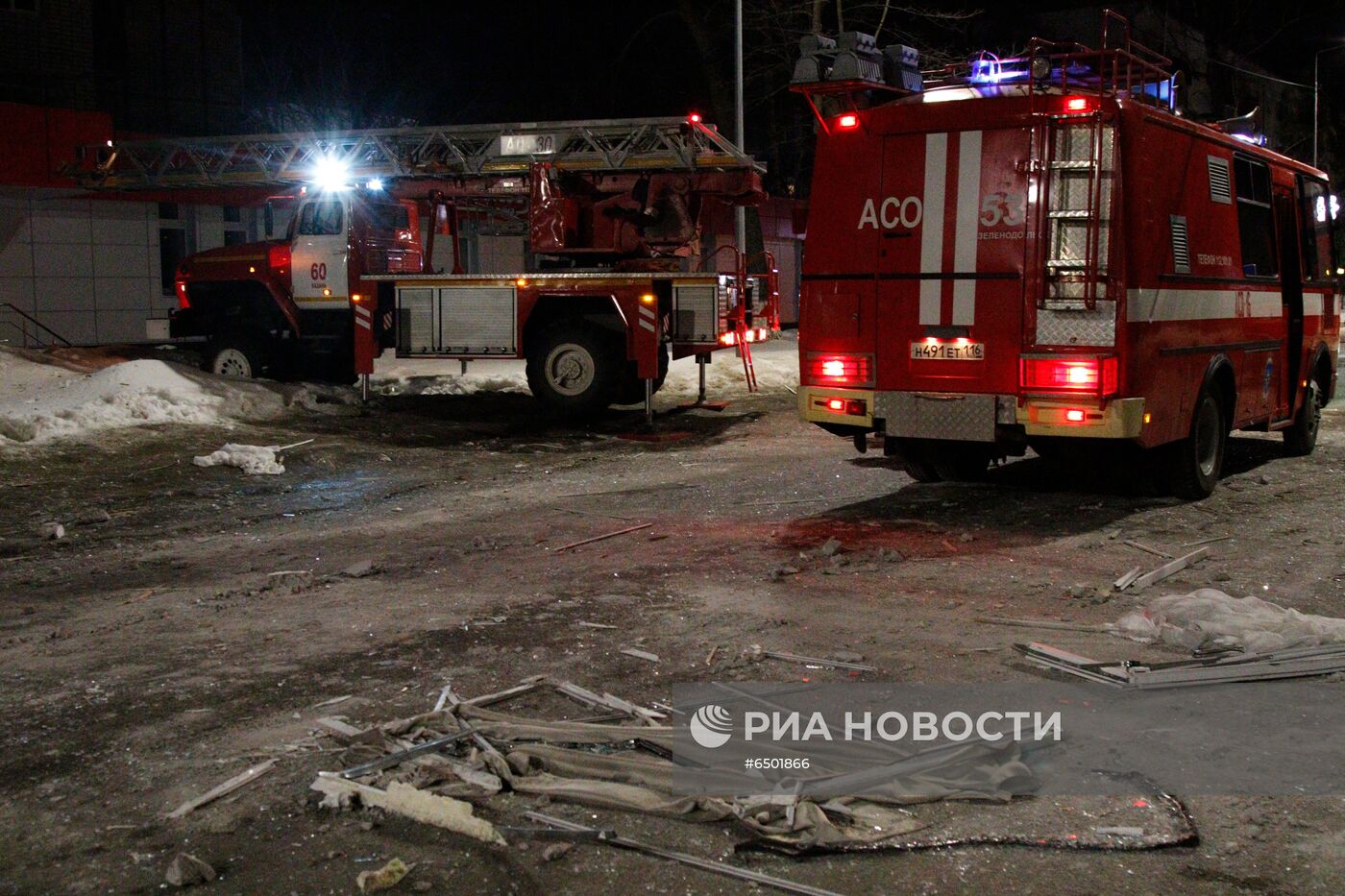 Взрыв газа произошел в девятиэтажном доме в Зеленодольске