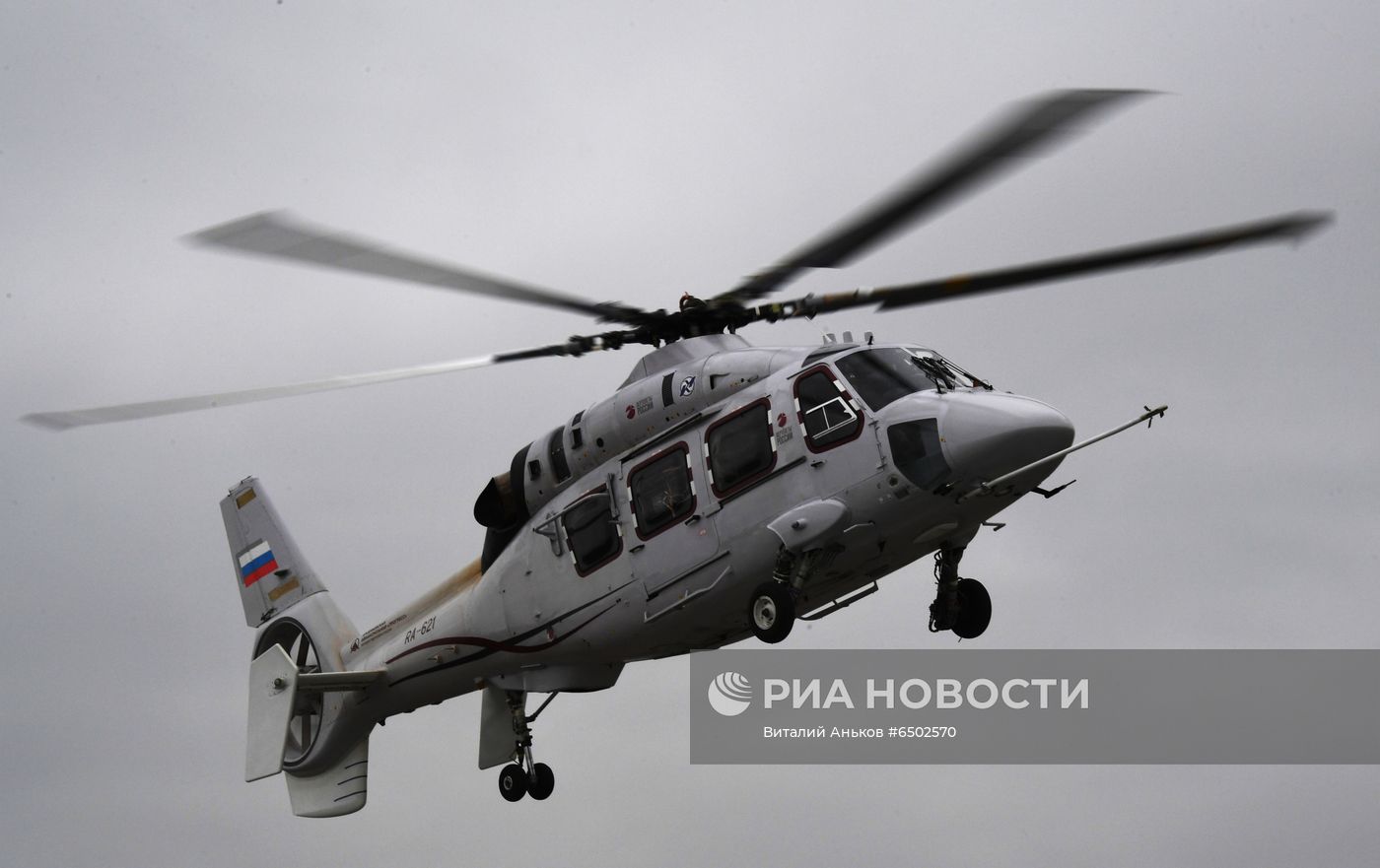 Испытательный полёт вертолета Ка-62