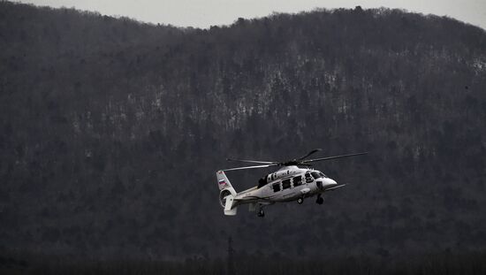 Испытательный полёт вертолета Ка-62