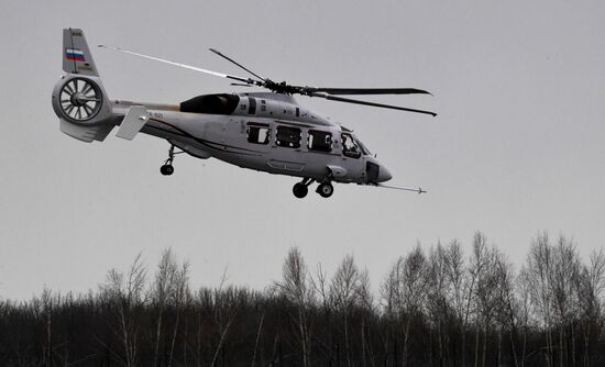 Испытательный полёт вертолета Ка-62