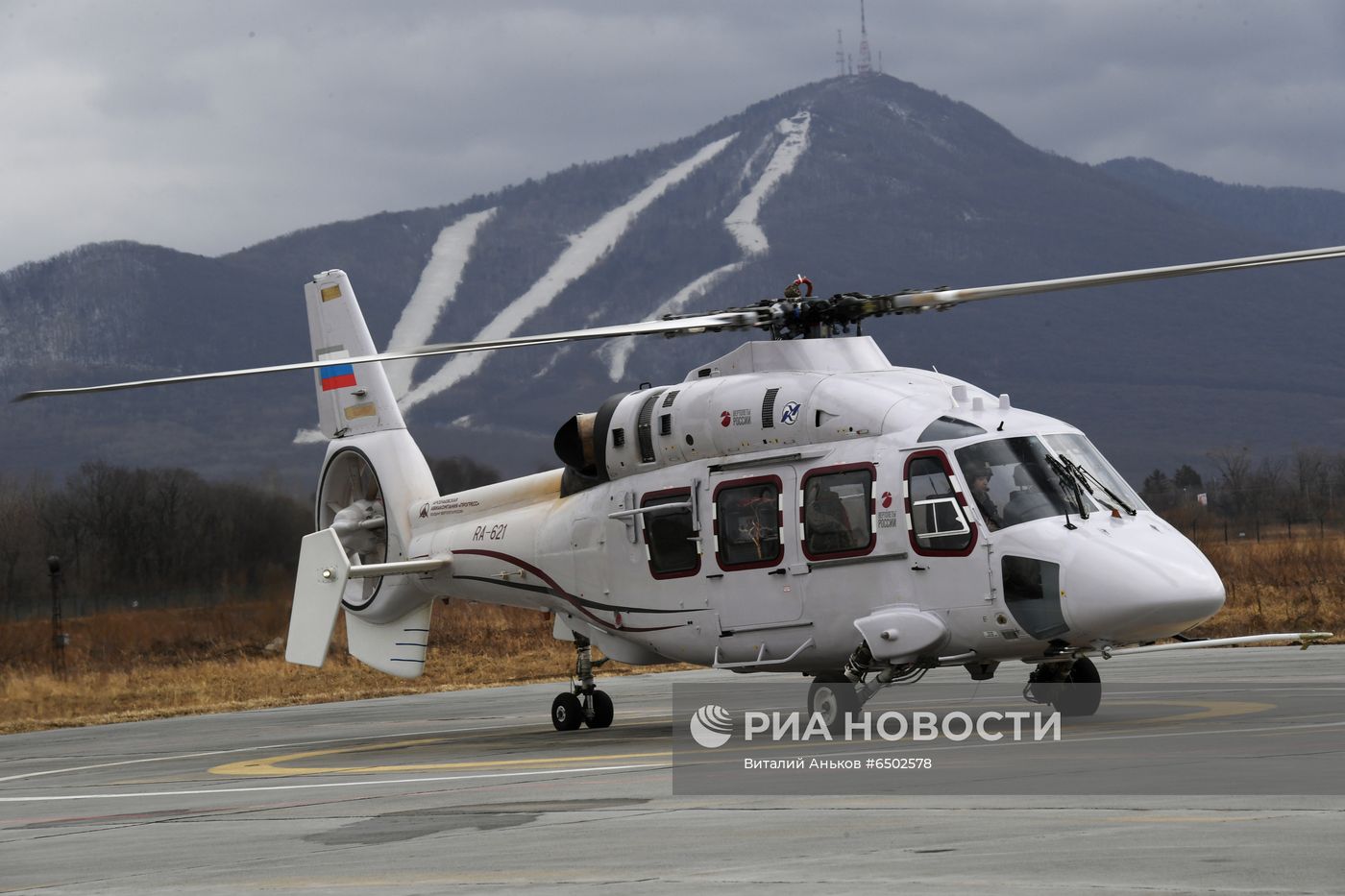 Испытательный полёт вертолета Ка-62