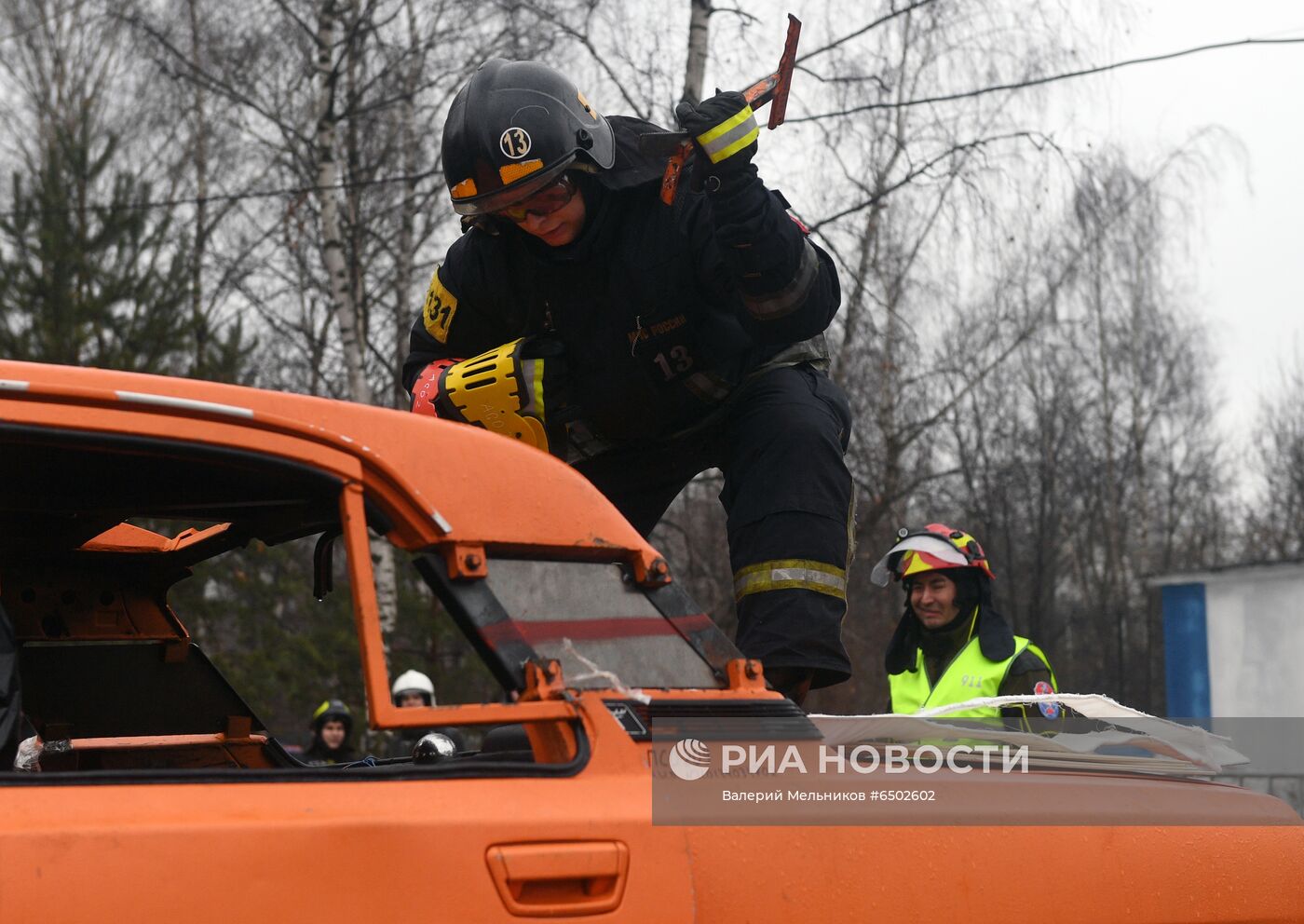 Соревнования МЧС по ликвидации последствий ДТП