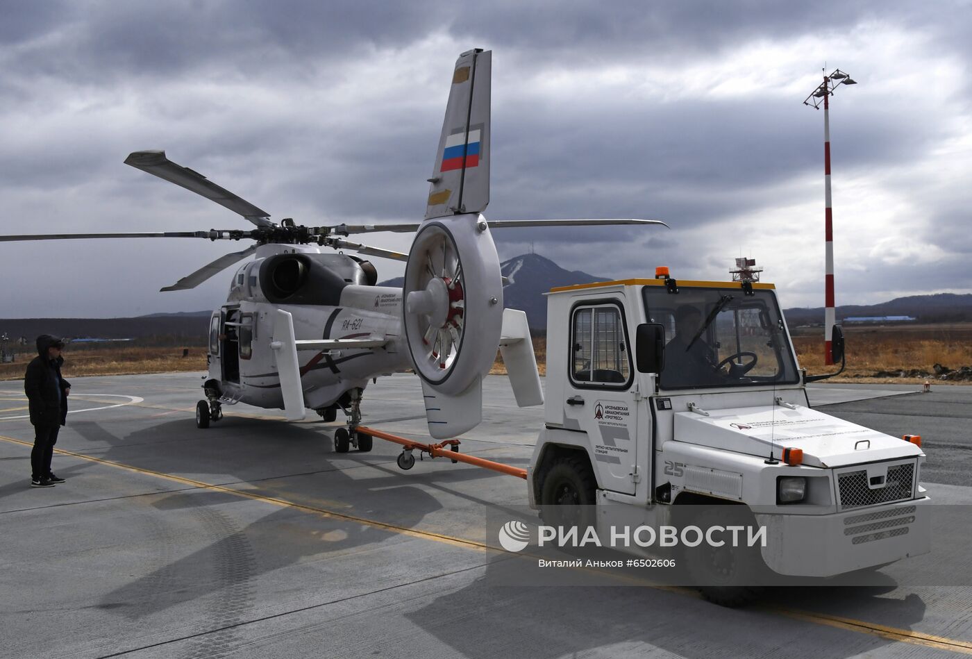 Испытательный полёт вертолета Ка-62