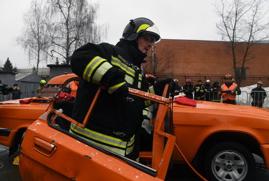 Соревнования МЧС по ликвидации последствий ДТП