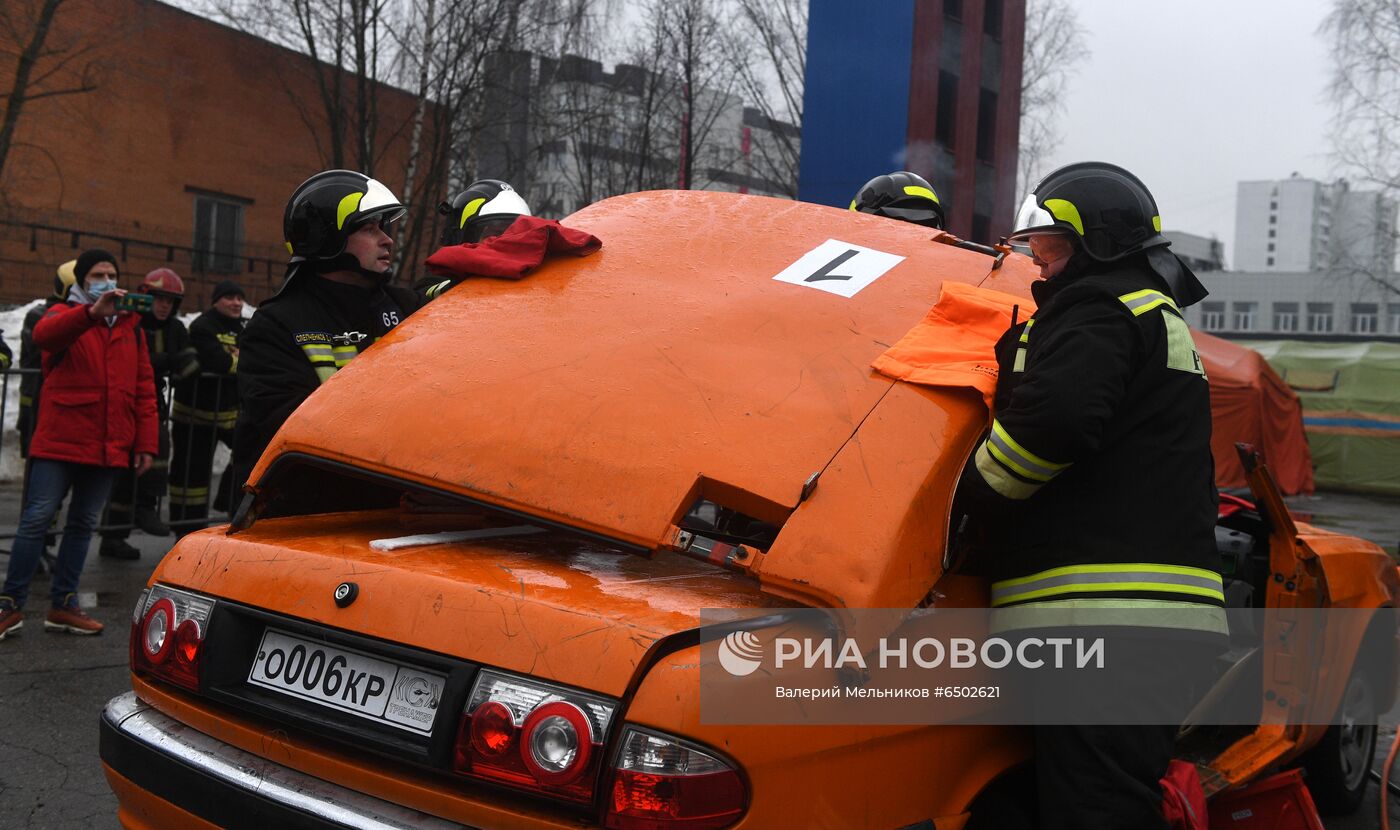 Соревнования МЧС по ликвидации последствий ДТП