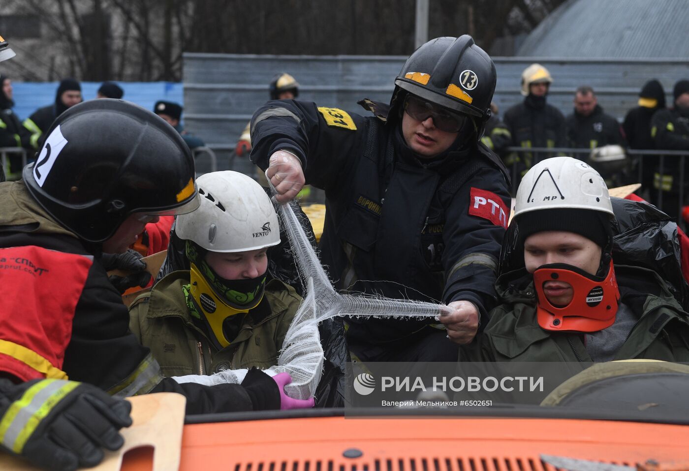 Соревнования МЧС по ликвидации последствий ДТП