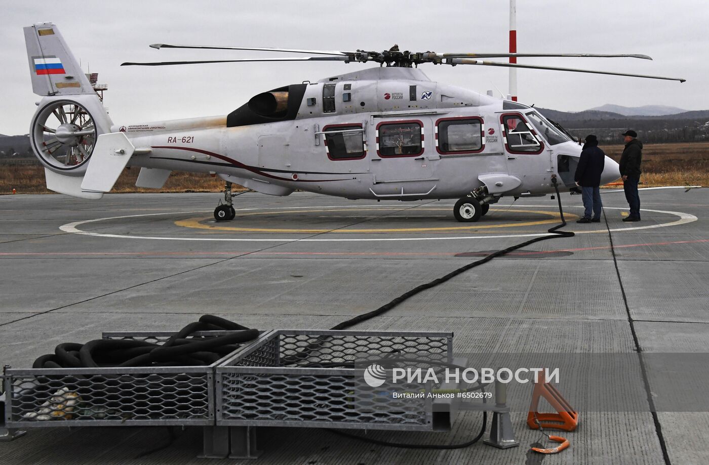 Испытательный полёт вертолета Ка-62