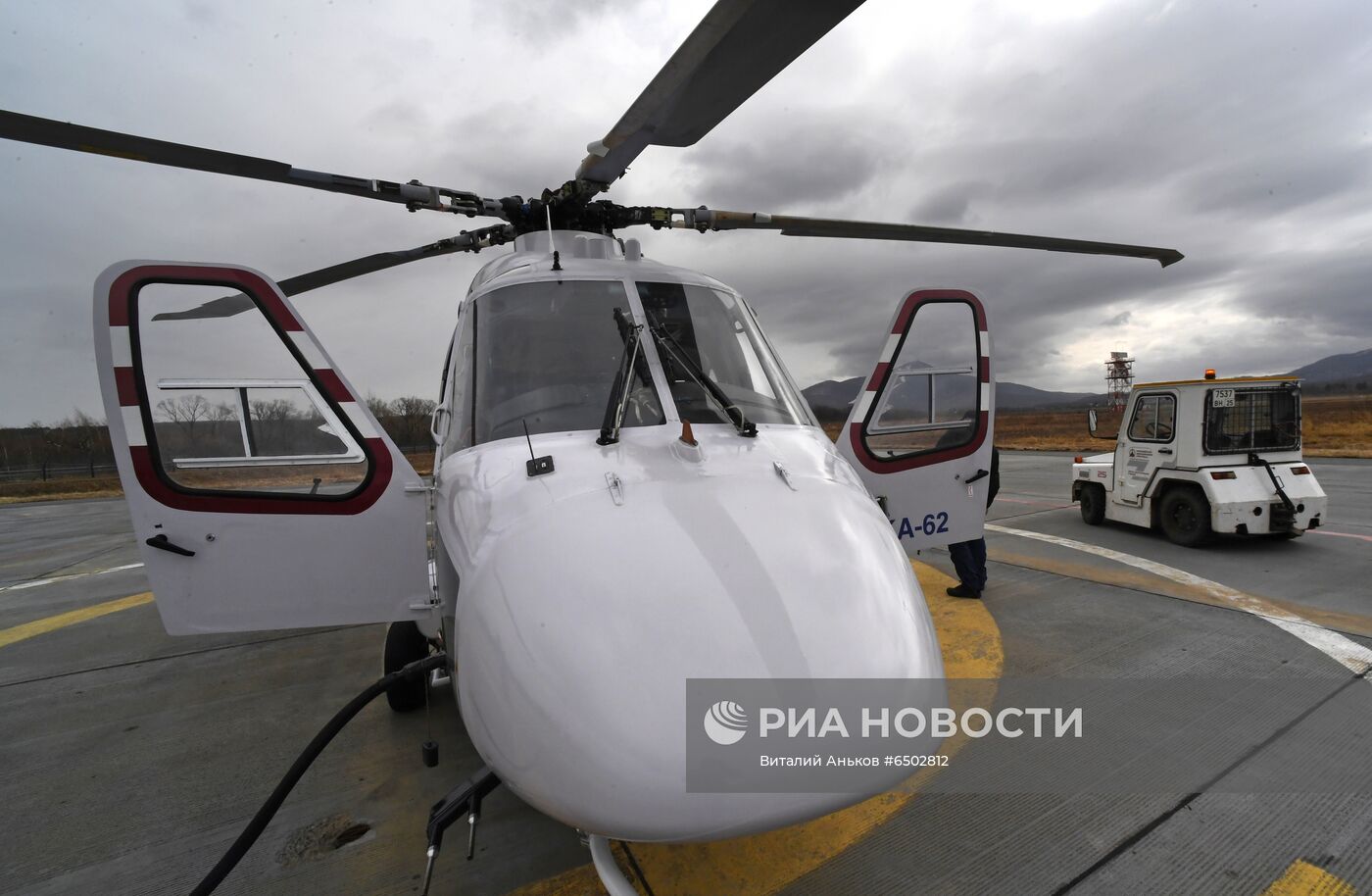 Испытательный полёт вертолета Ка-62
