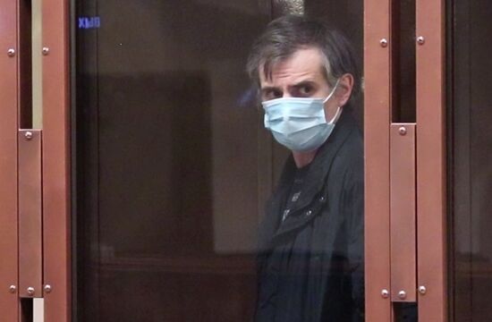 Оглашение приговора С. Петушкову, обвиняемому в госизмене