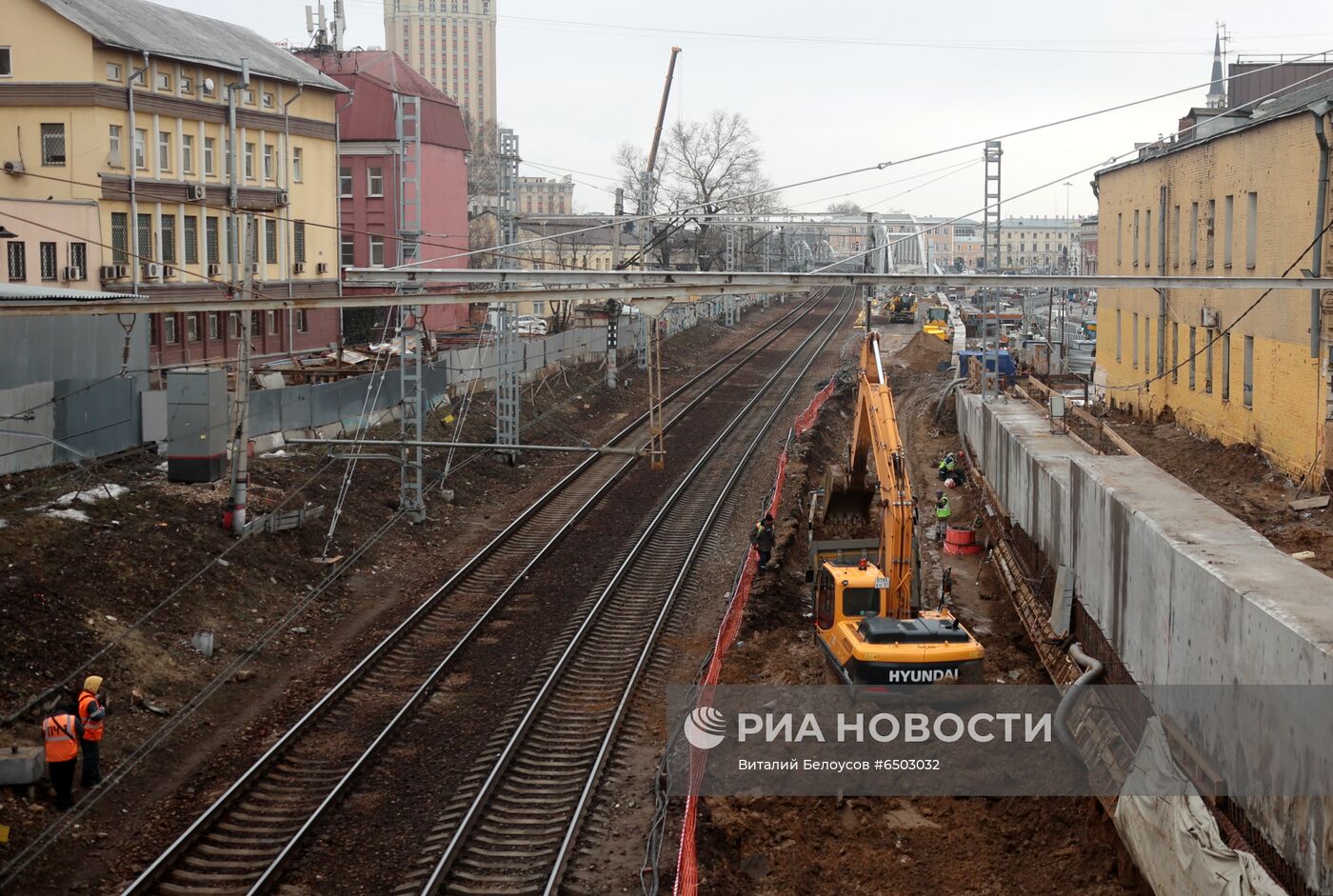 Реконструкция участка МЦД-2 от станции "Каланчевская" до Курского вокзала