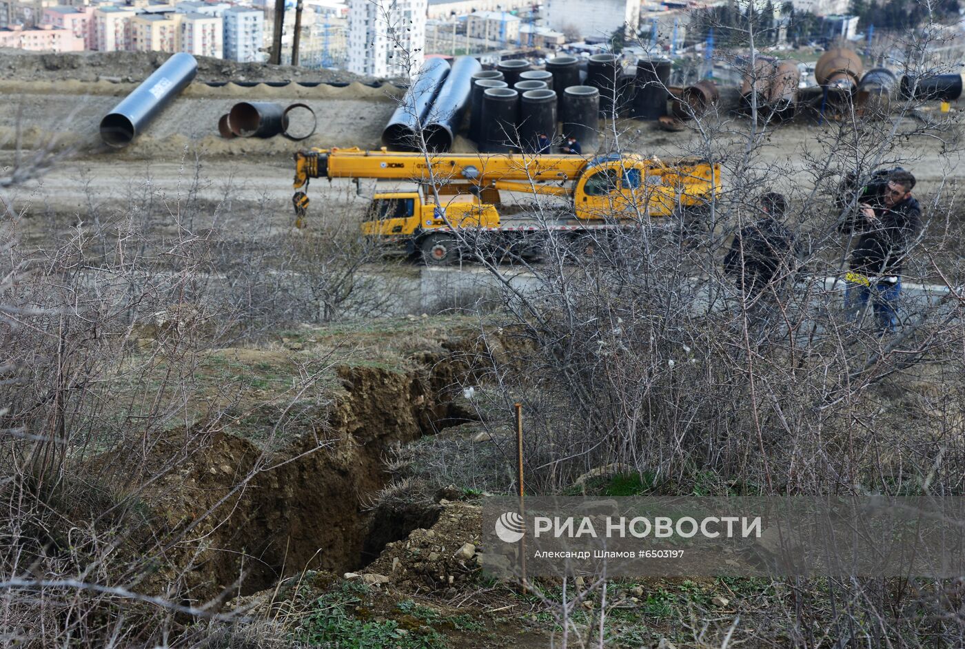 В Тбилиси может произойти крупный оползень