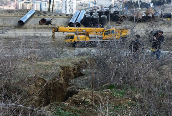 В Тбилиси может произойти крупный оползень