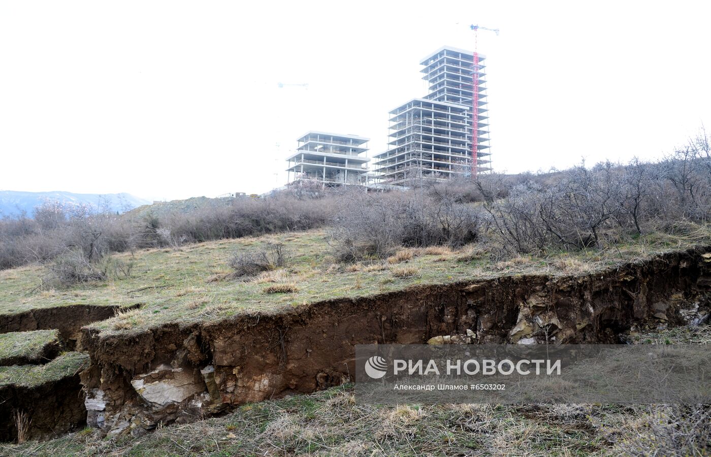 В Тбилиси может произойти крупный оползень