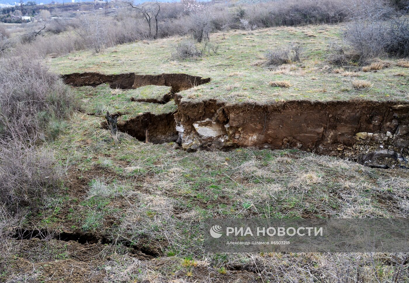 В Тбилиси может произойти крупный оползень