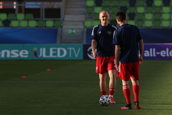 Футбол. Молодежный ЧЕ-2021. Матч Дания – Россия