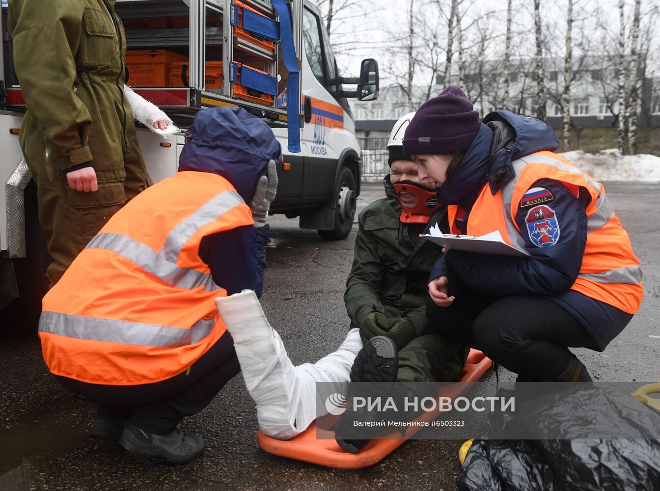 Соревнования МЧС по ликвидации последствий ДТП