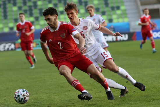 Футбол. Молодежный ЧЕ-2021. Матч Дания – Россия