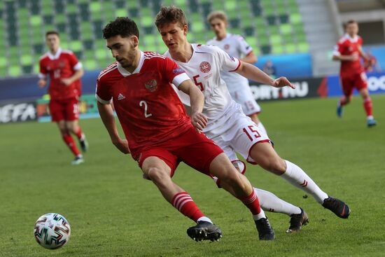 Футбол. Молодежный ЧЕ-2021. Матч Дания – Россия