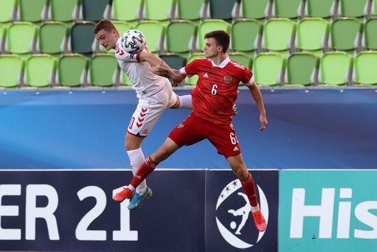 Футбол. Молодежный ЧЕ-2021. Матч Дания – Россия