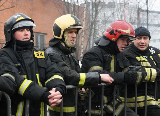 Соревнования МЧС по ликвидации последствий ДТП