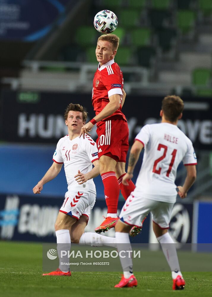 Футбол. Молодежный ЧЕ-2021. Матч Дания – Россия