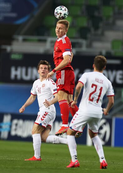 Футбол. Молодежный ЧЕ-2021. Матч Дания – Россия