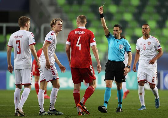 Футбол. Молодежный ЧЕ-2021. Матч Дания – Россия