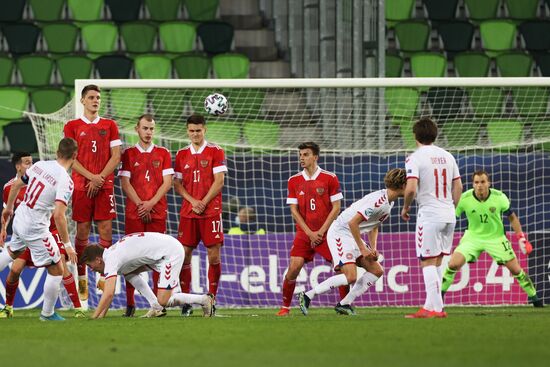 Футбол. Молодежный ЧЕ-2021. Матч Дания – Россия