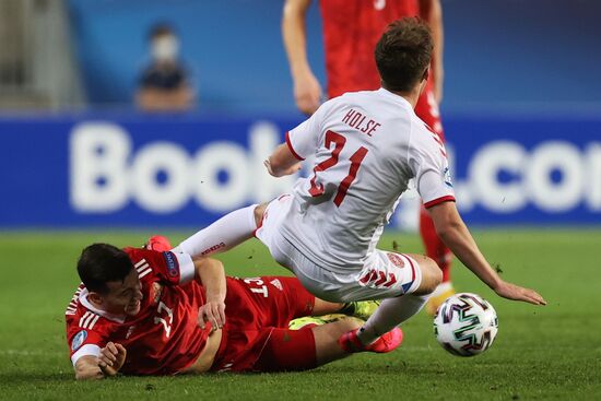 Футбол. Молодежный ЧЕ-2021. Матч Дания – Россия