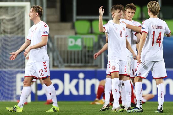 Футбол. Молодежный ЧЕ-2021. Матч Дания – Россия