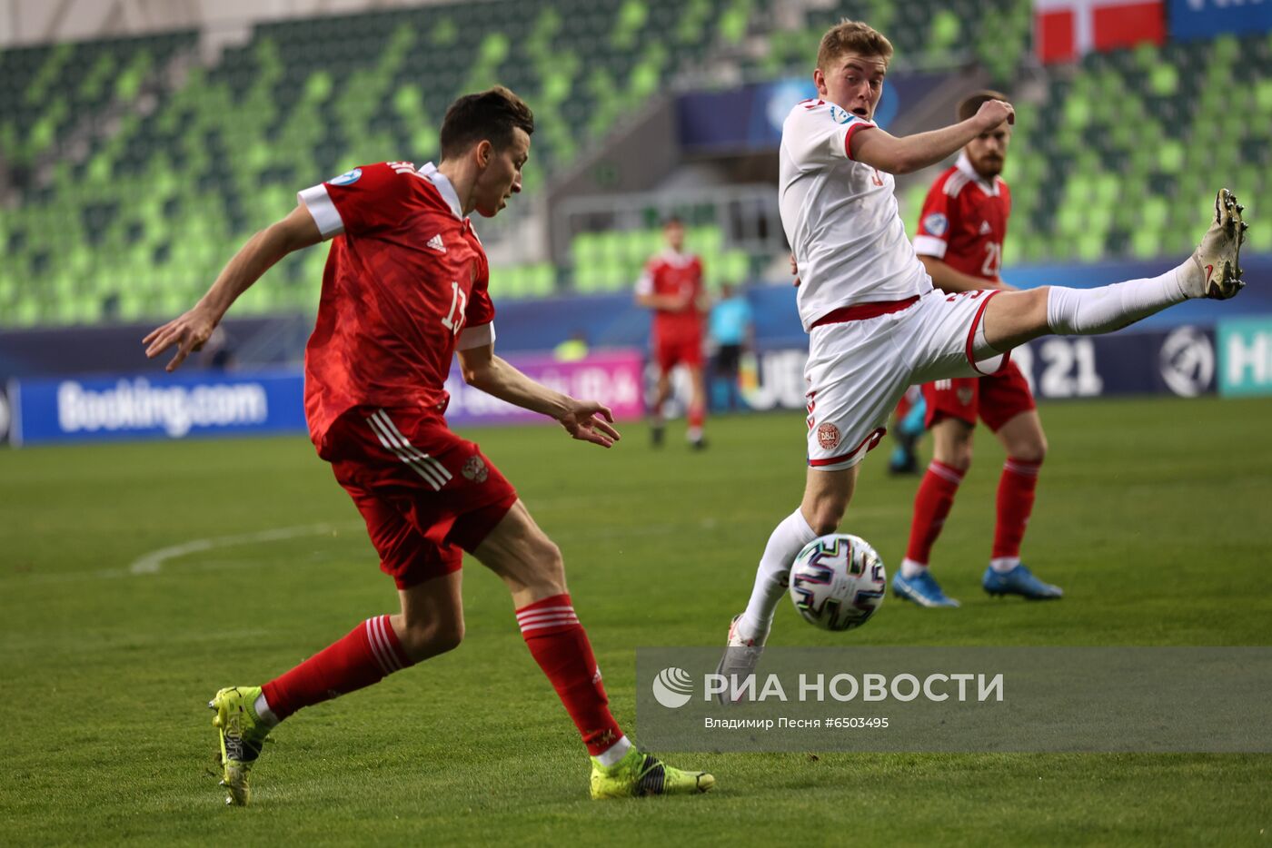 Футбол. Молодежный ЧЕ-2021. Матч Дания – Россия