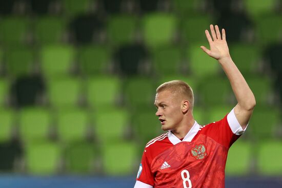 Футбол. Молодежный ЧЕ-2021. Матч Дания – Россия