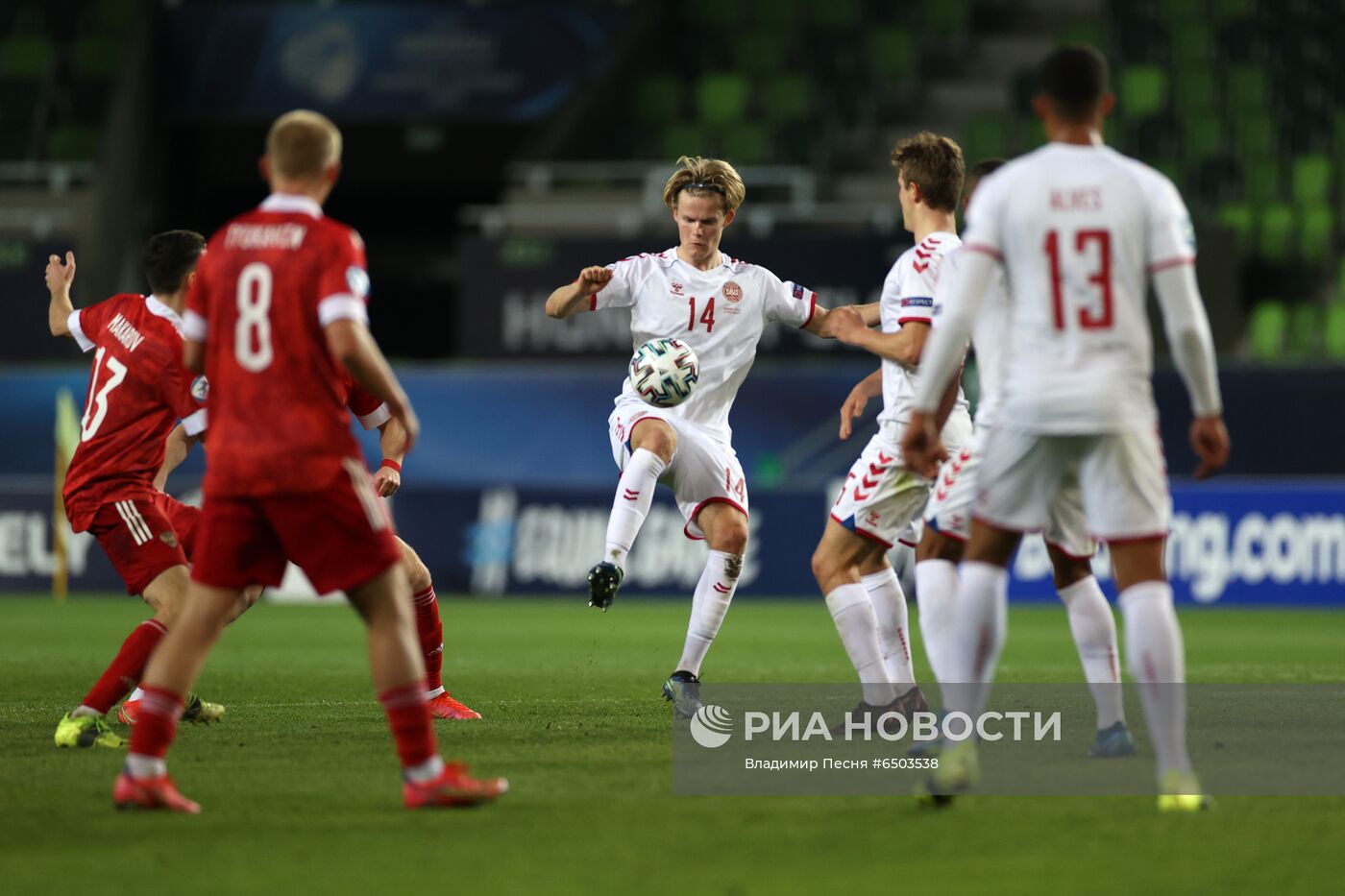 Футбол. Молодежный ЧЕ-2021. Матч Дания – Россия