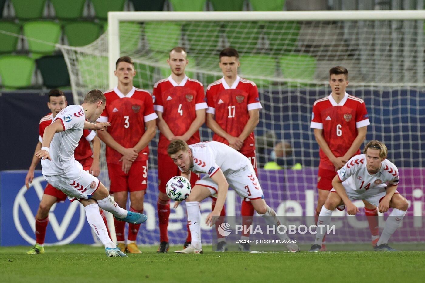 Футбол. Молодежный ЧЕ-2021. Матч Дания – Россия