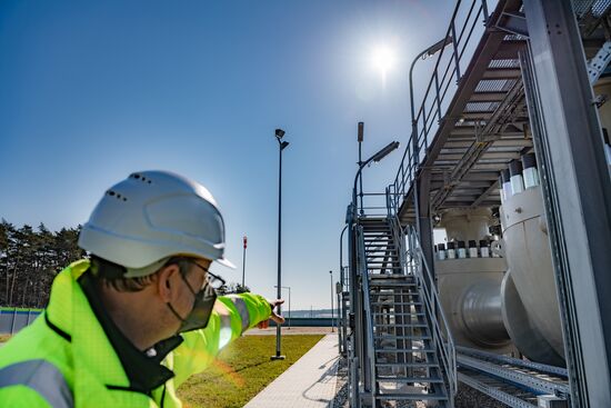 Строительство газопровода "Северный поток-2" в Германии