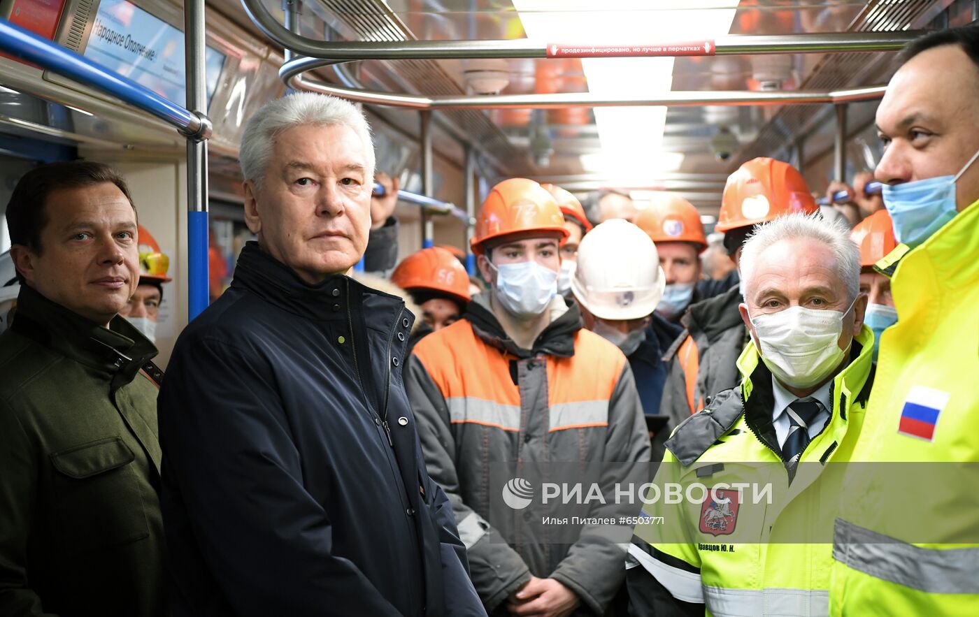 Открытие станций метро "Мневники" и "Народное ополчение" БКЛ