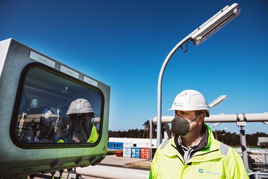 Строительство газопровода "Северный поток-2" в Германии