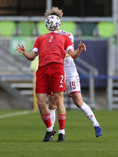 Футбол. Молодежный ЧЕ-2021. Матч Дания – Россия