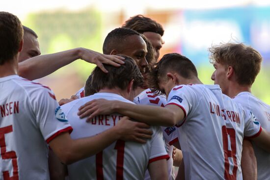 Футбол. Молодежный ЧЕ-2021. Матч Дания – Россия