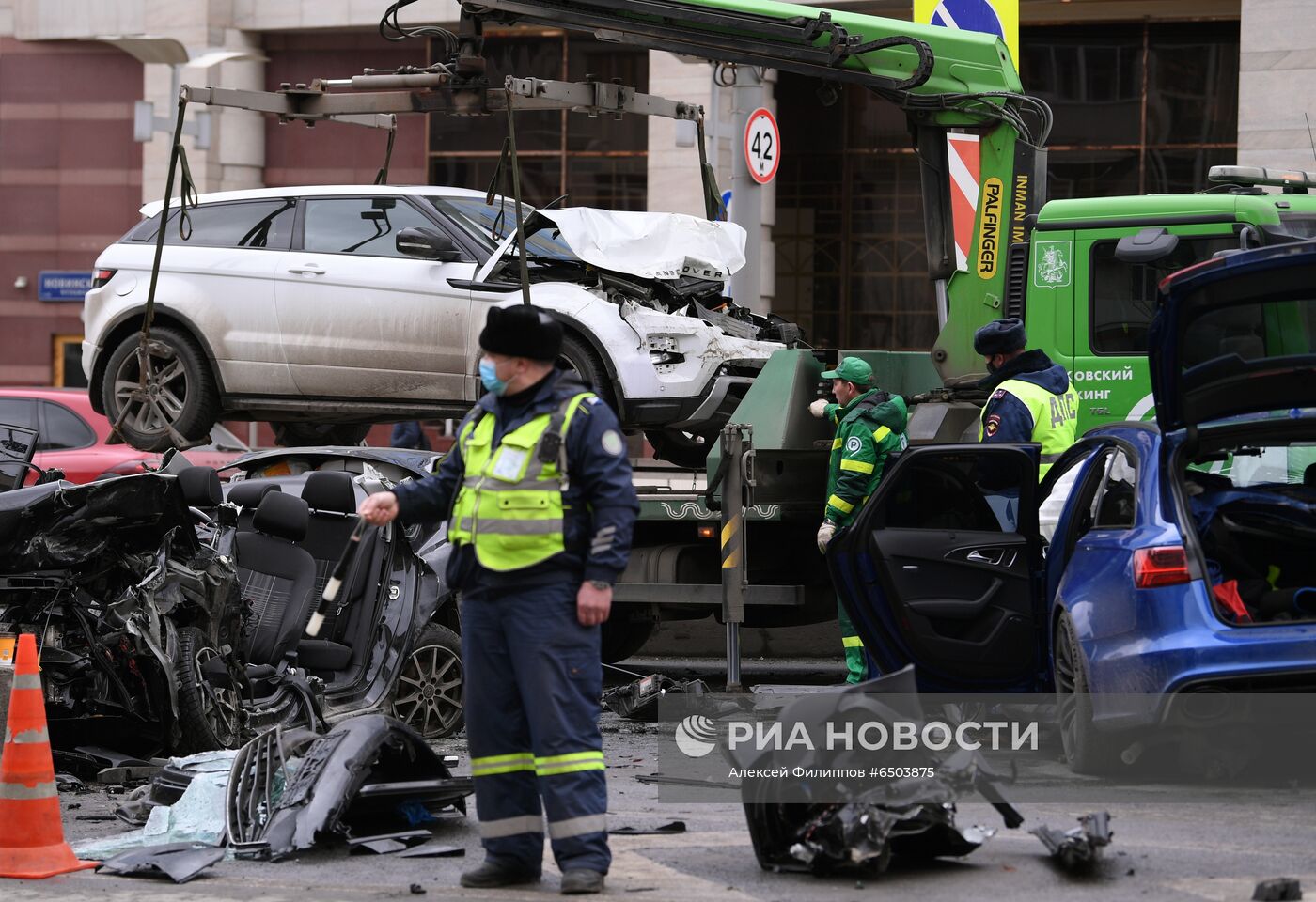 ДТП на Смоленской площади