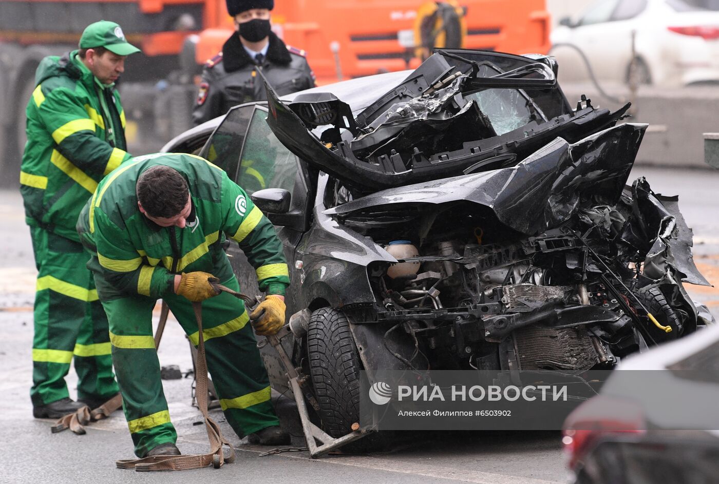 ДТП на Смоленской площади