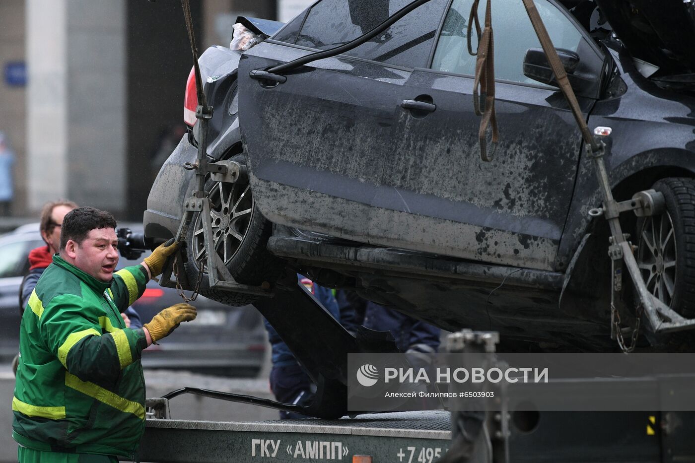 ДТП на Смоленской площади