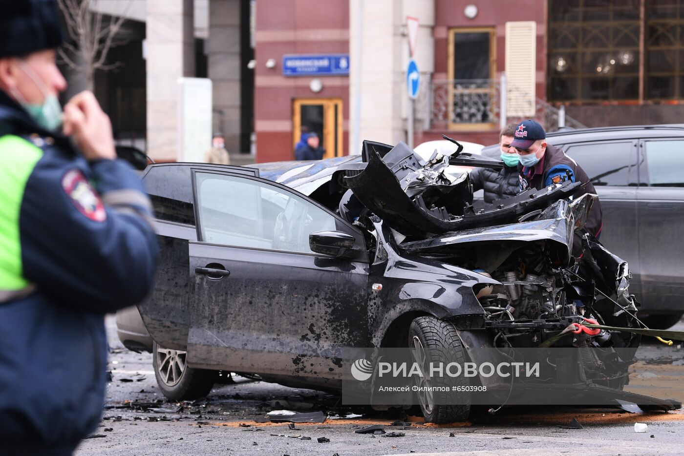 ДТП на Смоленской площади