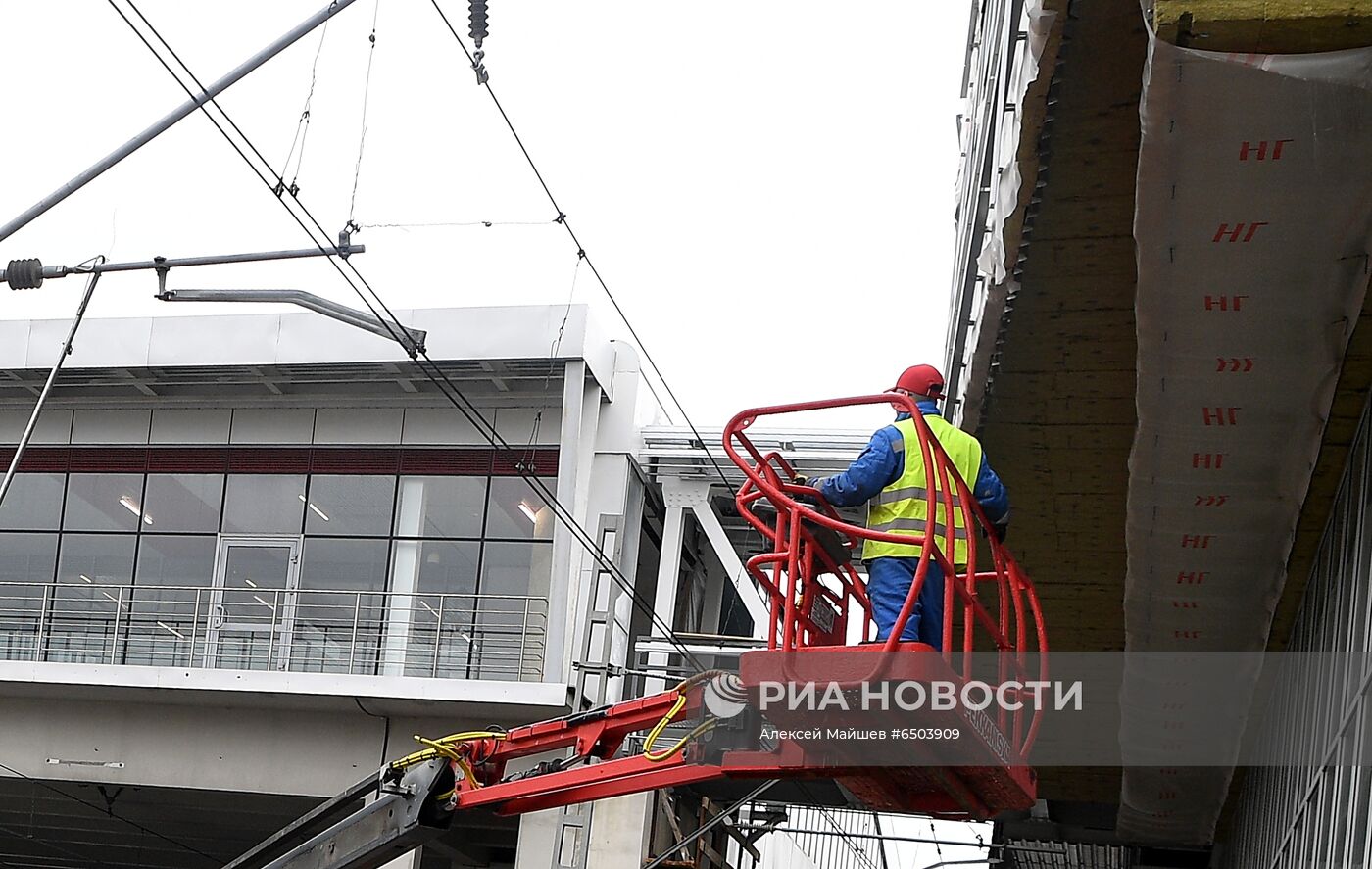 Строительство нового вокзального комплекса Восточный