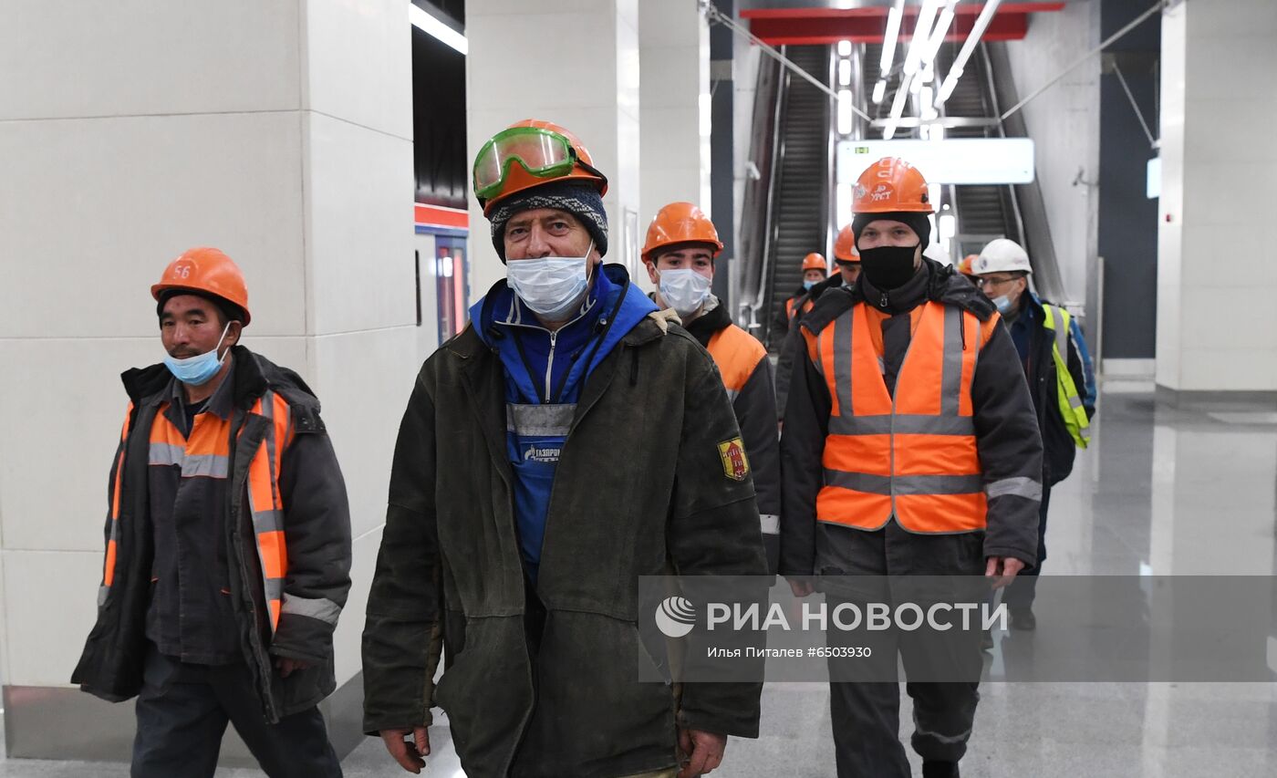 Открытие станций метро "Мневники" и "Народное ополчение" БКЛ 