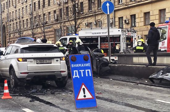 ДТП на Смоленской площади